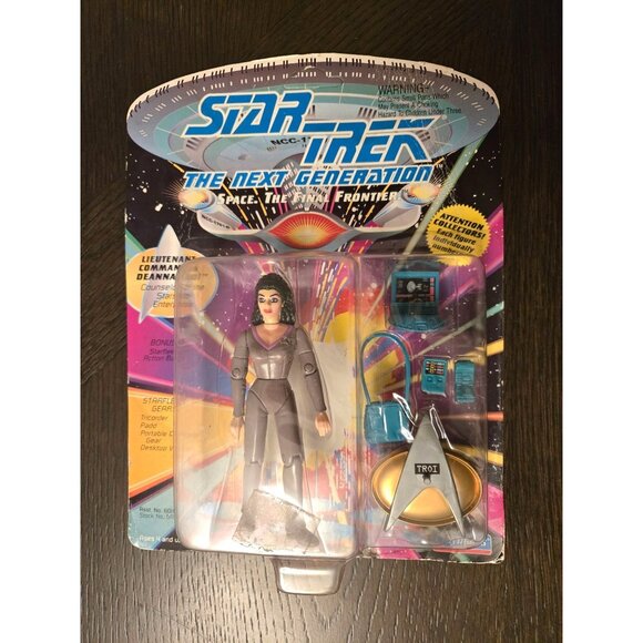 Vintage Star Trek Commander Deanna Troi Playmates 1992‎ Action Figure 5" - Picture 1 of 2